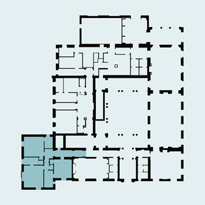 diagram highlighting Ogden Suite location within Glenmere Mansion